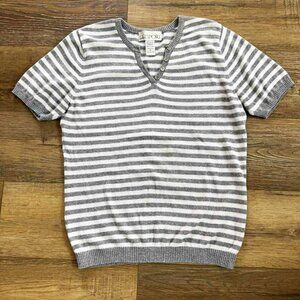 C.D. Sport -Sweater  - Gray and White Striped